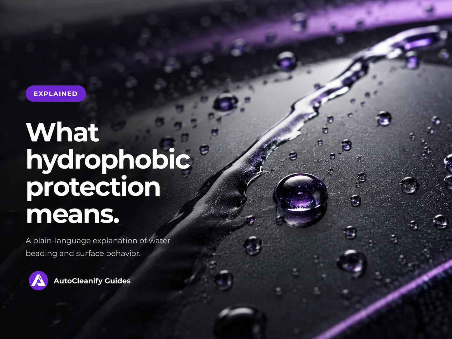 What Hydrophobic Protection Means